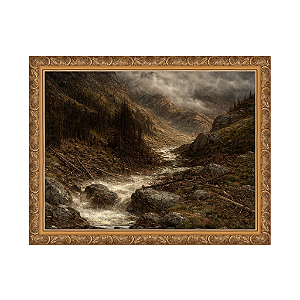 Um torrente na Engadina