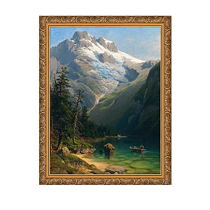 Uma cena em Salzkammergut