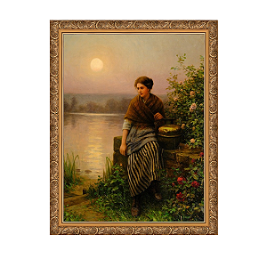 Colhendo Rosas ao Entardecer