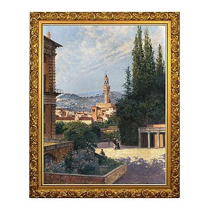 Vista do Palazzo Vecchio a partir dos Jardins Boboli, Florença
