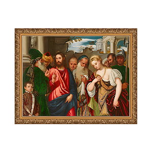 Cristo e a mulher apanhada em adultério (c. 1540)