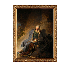 Jeremias Lamentando a Destruição de Jerusalém