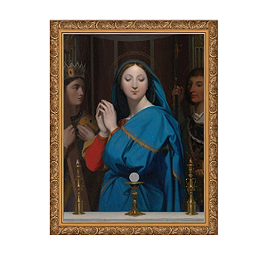 A Virgem Adorando a Hóstia