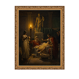 Virgílio lendo trechos da Eneida