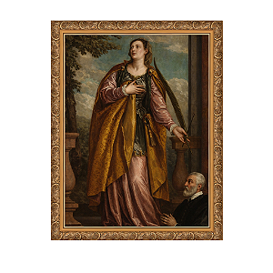 Santa Luzia e um Doador