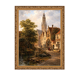 Bakenesserkerk visto da Valkestraat, Haarlem