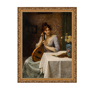 Estudando Partituras (O Vaso Cloisonné Chinês) (1904)