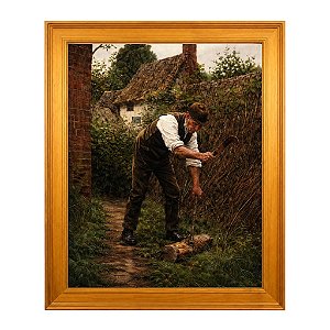 Preparando-se para o inverno (década de 1880)