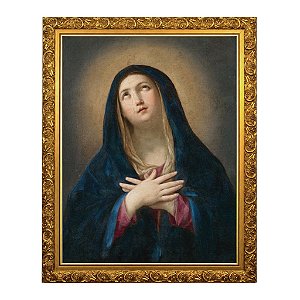 A Virgem Maria em oração