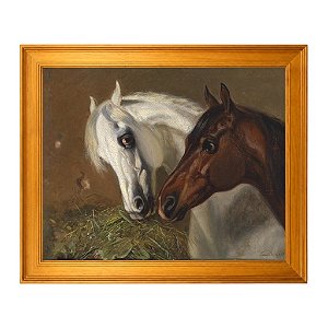 Duas cabeças de cavalo