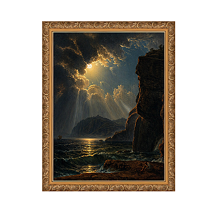 Costa Rochosa ao Luar (1830)