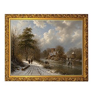 Paisagem de inverno, Holanda (1833)