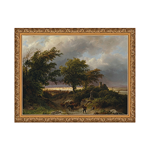 Uma paisagem arborizada (1847)