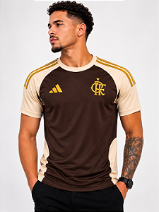 Camisa Flamengo treino marrom 26/27 nacional premium
