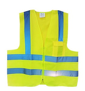 COLETE DE SEGURANÇA AMARELO REFLEIVO