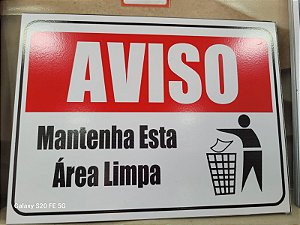 PLACAS EM PVC 20 X 15 VARIADAS