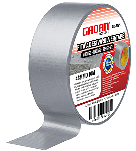 FITA ADESIVA SILVER 10 M X 4,8 CM