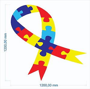SIMBOLO AUTISTA EXTRUSADO PRE FORMADO 1200 X 1200