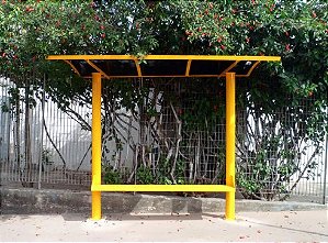 ABRIGO DE ONIBUS 2900 X 1500