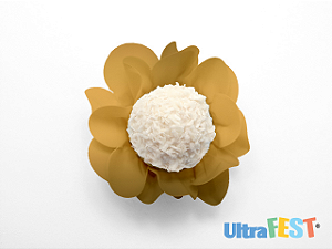 Forminha para Doce Style Ouro com 40 unidades - Ultrafest 3993