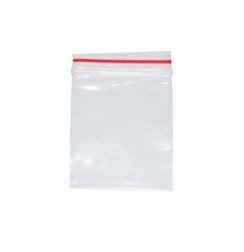Saco Zip Lock 6x8,5cm pacote com 100 unidades Transparente MC-0503
