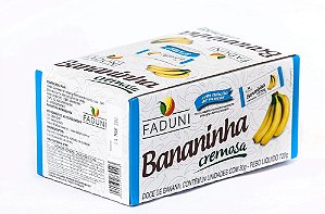 Bananinha Cremosa Faduni Sem Adição De Açúcar 24x30g