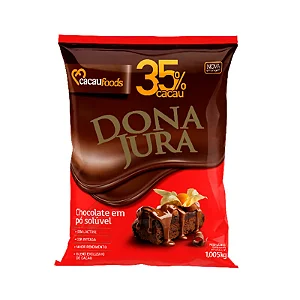 Chocolate em Pó Solúvel Dona Jura 35% 1.005KG CACAU FOODS