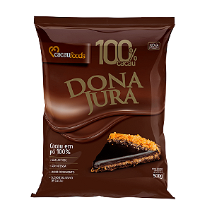 Cacau em Pó Alcalino 100% Dona Jura 500g CACAU FOODS