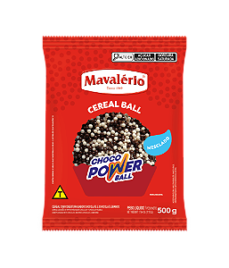 Choco Power Ball Micro Preto e Branco 500g MAVALÉRIO