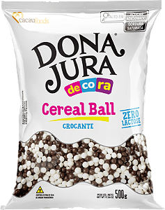 Cereal Crocante Branco e Preto 500g ZERO LACTOSE Dona Jura