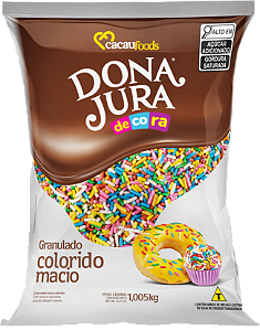 Granulado Macio Colorido Bag 1,000kg Dona Jura