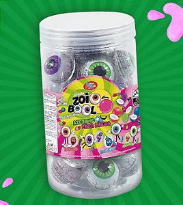 CHICLE ZOIO BOOL  AZEDINHO POTE C/ 30 UNIDADES  UVA, MELANCIA, MORANGO E BLUEBERRY -DOCE MIX CANDY