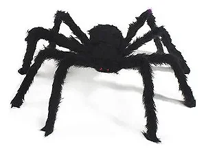 Aranha Pelúcia Grande Brinquedo Halloween