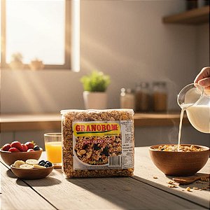 Granola Tradicional Granobom - Crocante e Saborosa - 800g
