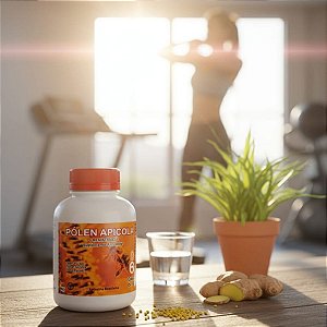 Pólen Apícola em Cápsulas - Fonte de Energia e Vitalidade - 60 Cápsulas