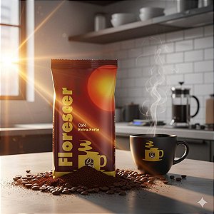 Café Torrado e Moído Florescer Extra-Forte - Energia que Desperta - 500g