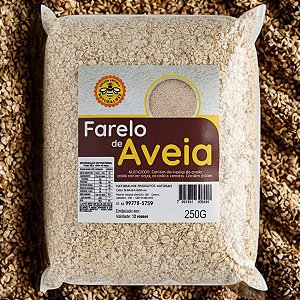 Farelo de Aveia Natural - Rico em Fibras Beta-Glucanas - 250g