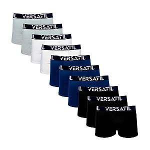 Kit com 10 Cuecas Boxer Cotton Rony Versátil Elegant