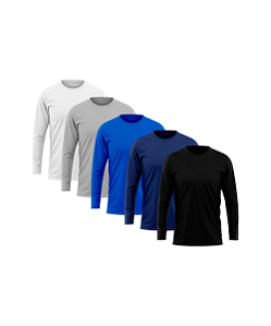Kit 5 Camisetas Masculina Proteção UV Solar