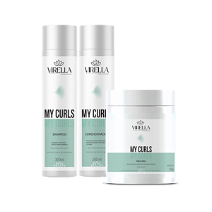 Combo 1 My Curls - Shampoo, Condicionador e Máscara.