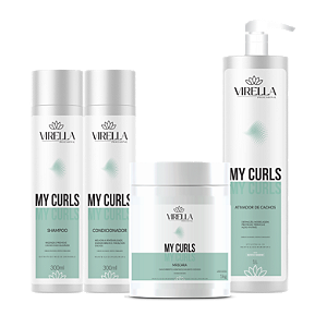 Combo 3 My Curls - Sh. + Cond. + Ativador de Cachos + Másc.