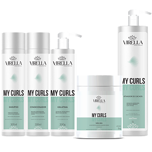 Combo 4 My Curls - Sh. + Cond. + Gelatina + Ativador + Másc.