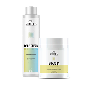Combo Bioplastia Capilar + Shampoo Deep Clean