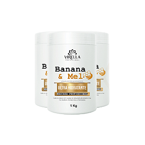 Máscara Ultra Hidratante Banana e Mel - 1kg