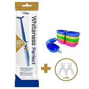 1 Whiteness Perfect 22% + 1 Par de Moldeira