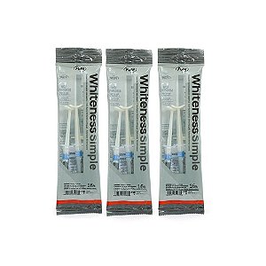 Clareador Dental Whiteness Simple 16% - 9 Unidades