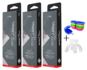 Clareador Dental White Class 7,5% 3 Un + 1 Par De Moldeira