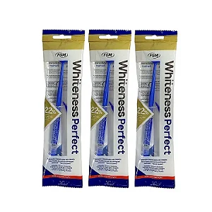 Kit Clareador Whiteness Perfect 22% FGM - 3 Seringas