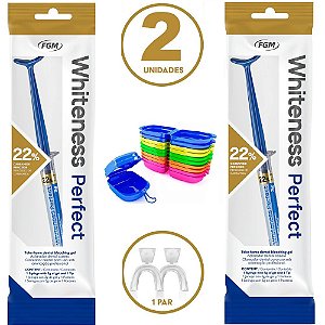 2 Whiteness Perfect 22% + 1 Par Moldeira
