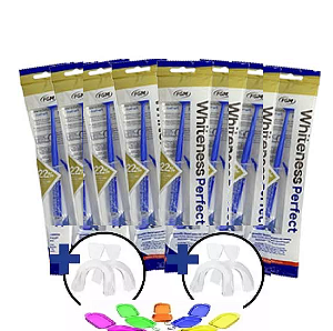 8 Whiteness Perfect 22% + 2 Par de Moldeira